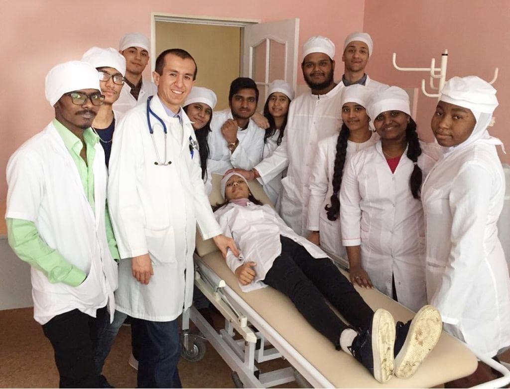 MBBS classroom and lecture session at a Russian medical university — photo 1